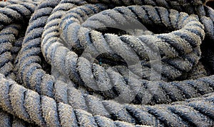 Old thick rope